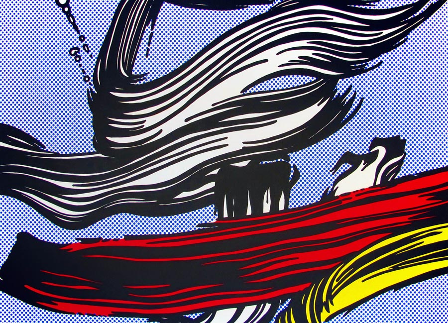 Roy Lichtenstein Brush Strokes